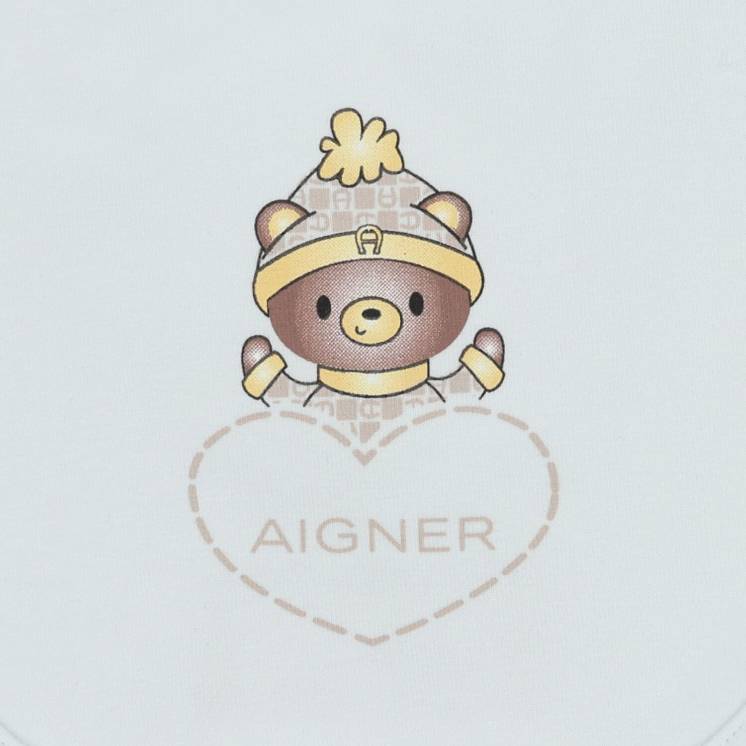 مريلة بشعار دب تيدي باللون أزرق للأولاد, 2, hi-res