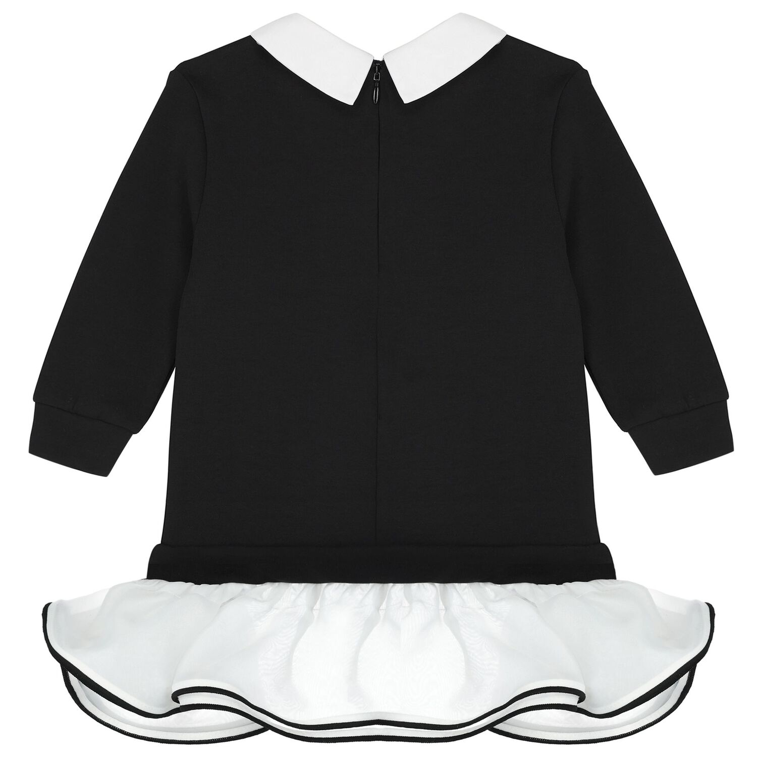 Younger Girls Black & White Ikonik Choupette Dress, 1, hi-res image number null