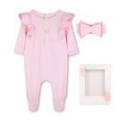Baby Girls Pink Strawberry Babygrow Gift Set, 1, hi-res