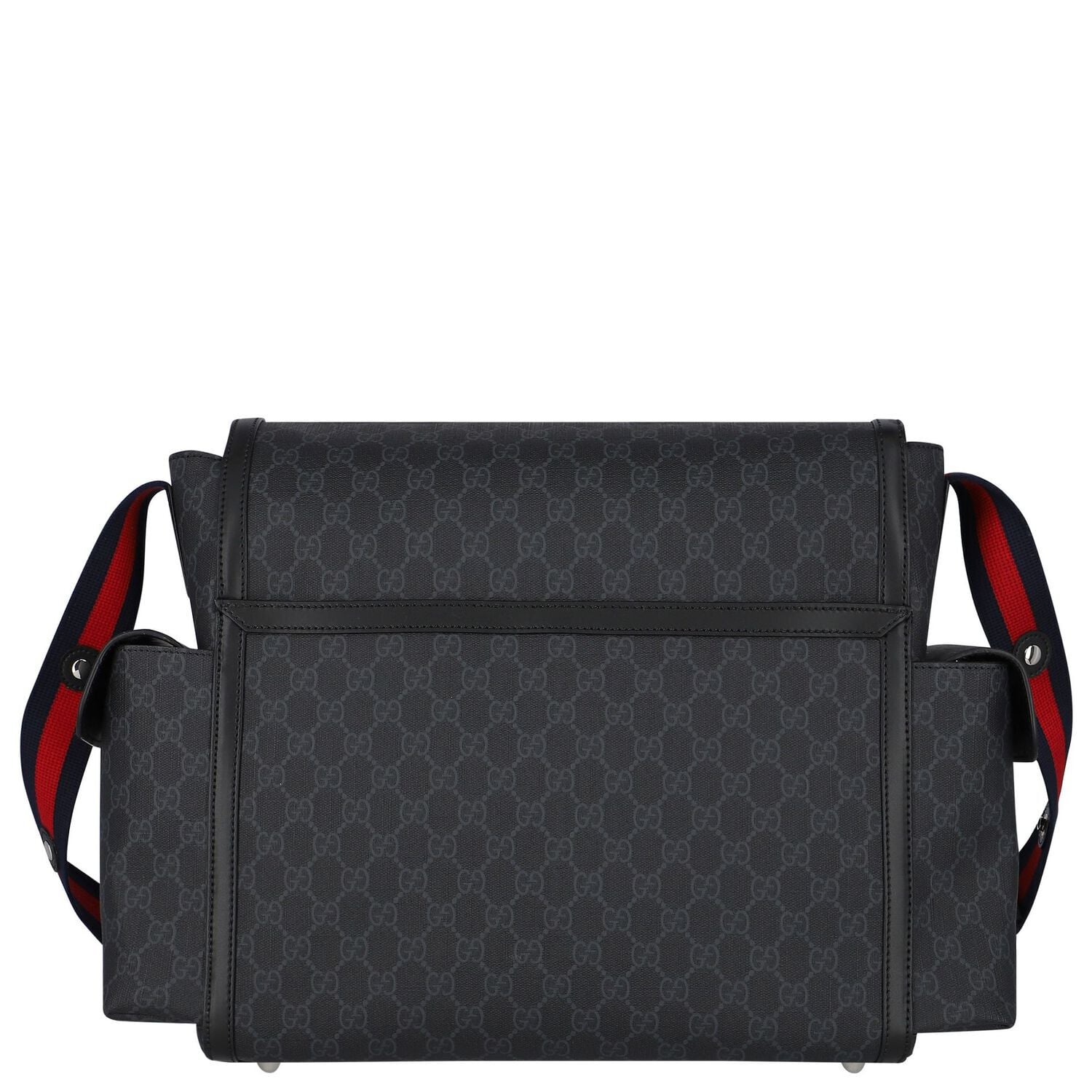 Gucci Black GG Supreme Baby Changing Bag | Junior Couture USA