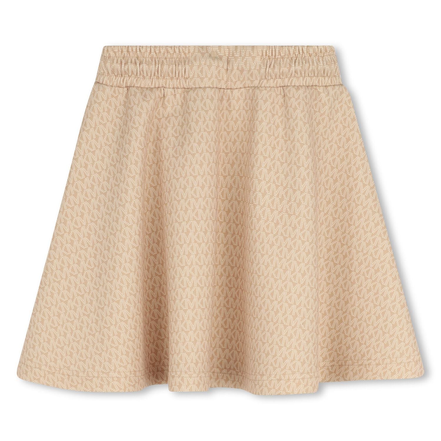 Girls Beige Logo Skirt, 1, hi-res