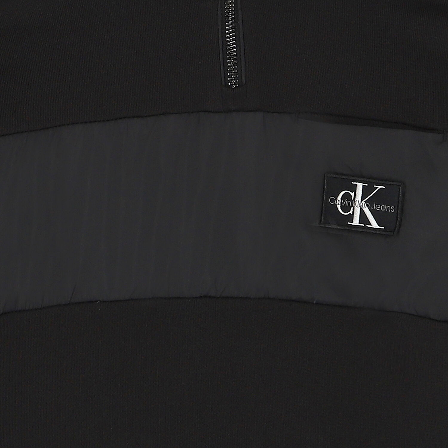 Boys Black Logo Sweatshirt, 1, hi-res