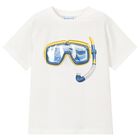 Boys Ivory Goggles T-Shirt, 1, hi-res