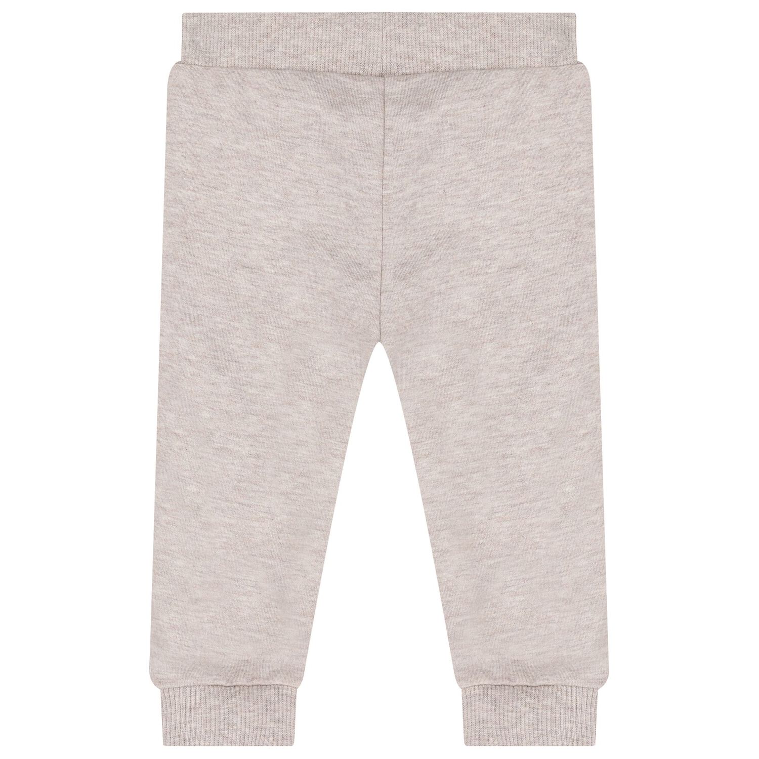 Baby Boys Beige & White Logo Tracksuit Set, 3, hi-res