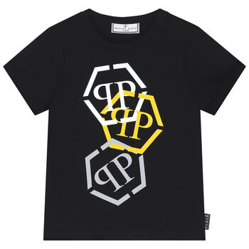 Boys Black Logo T-Shirt