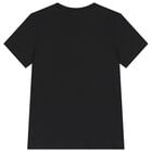 Boys Black Teddy Bear Logo T-Shirt, 4, hi-res