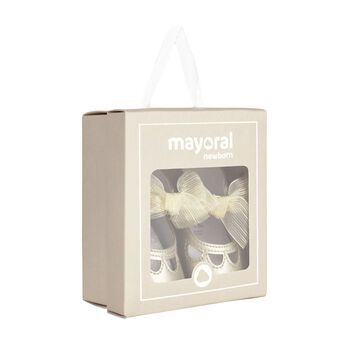 Baby Girls Gold Bow Pre Walker Shoes