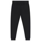 Black Tracksuit with Swoosh Logo, 1, hi-res