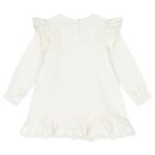 Younger Girls Ivory Disney Sweatshirt Dress, 1, hi-res