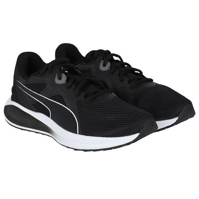 Boys Black Twitch Runner Trainers