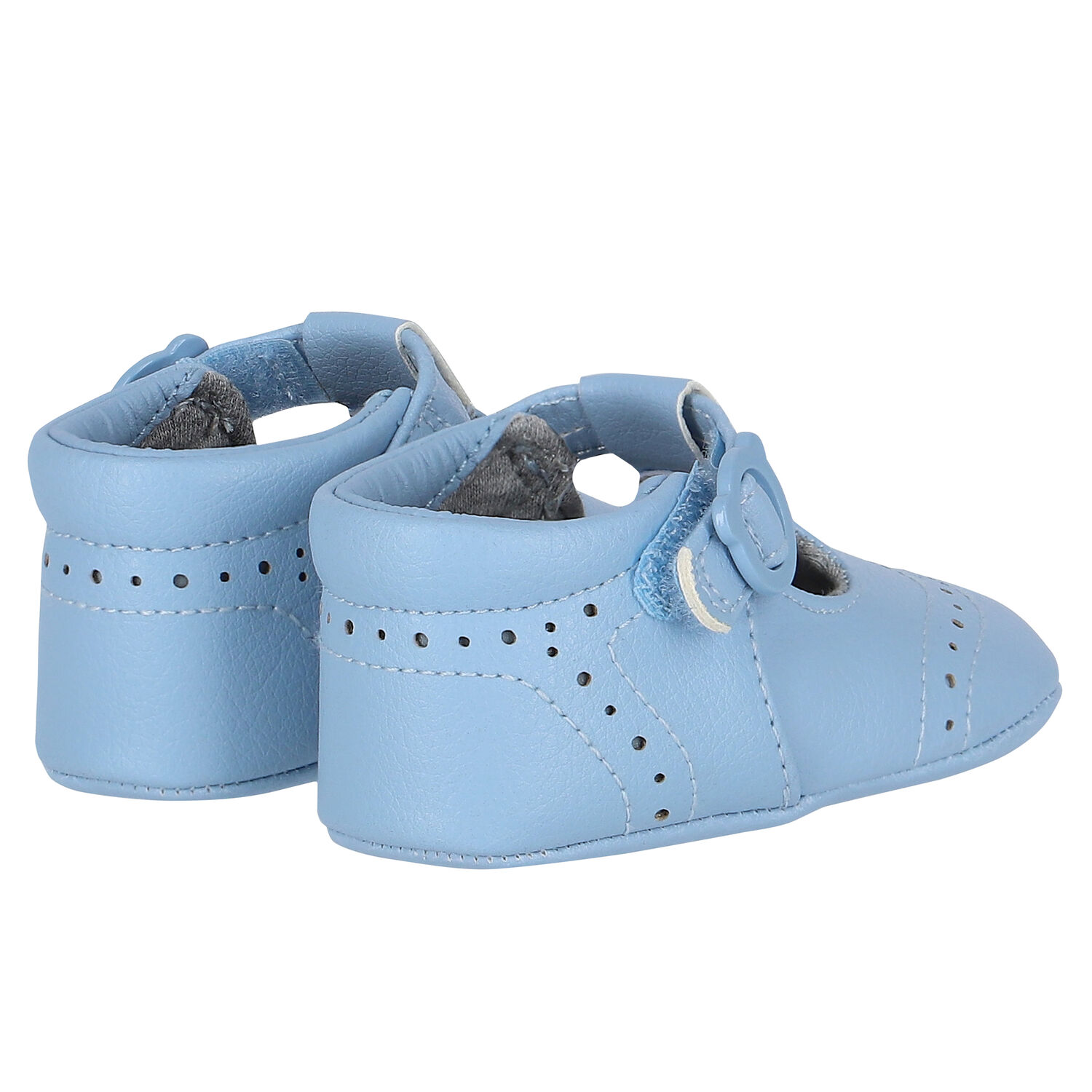 Baby Boys Blue Pre-Walker Shoes, 1, hi-res