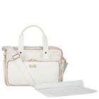 Ivory & Beige Geo Map Baby Changing Bag, 2, hi-res