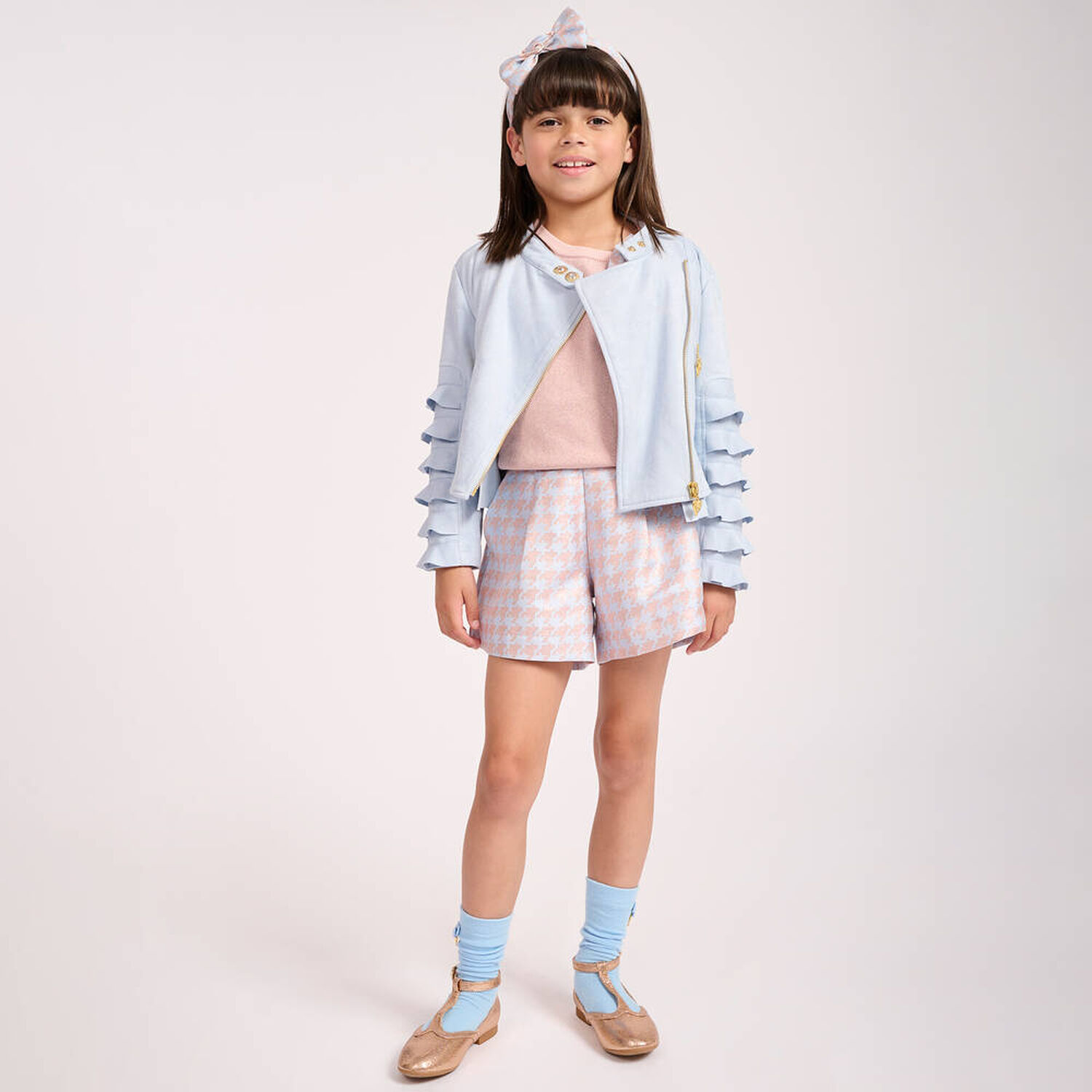 Girls Rose Gold Shoes, 1, hi-res image number null