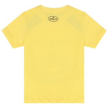 Younger Boys Yellow Logo T-Shirt