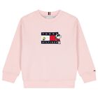 Girls Pink Snoopy Logo Sweatshirt, 2, hi-res