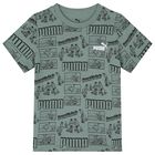 تيشرت اولاد بالشعار باللون الاسود , 2, hi-res