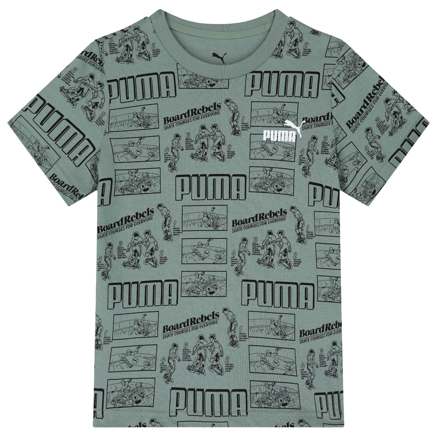 تيشرت اولاد بالشعار باللون الاسود , 2, hi-res image number null