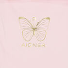 Baby Girls Pink, Ivory & White Pima Cotton Logo Nest, 1, hi-res