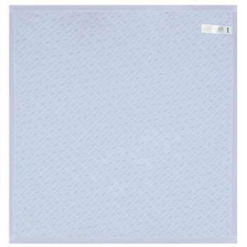 Baby Boys Blue Logo Knitted Blanket