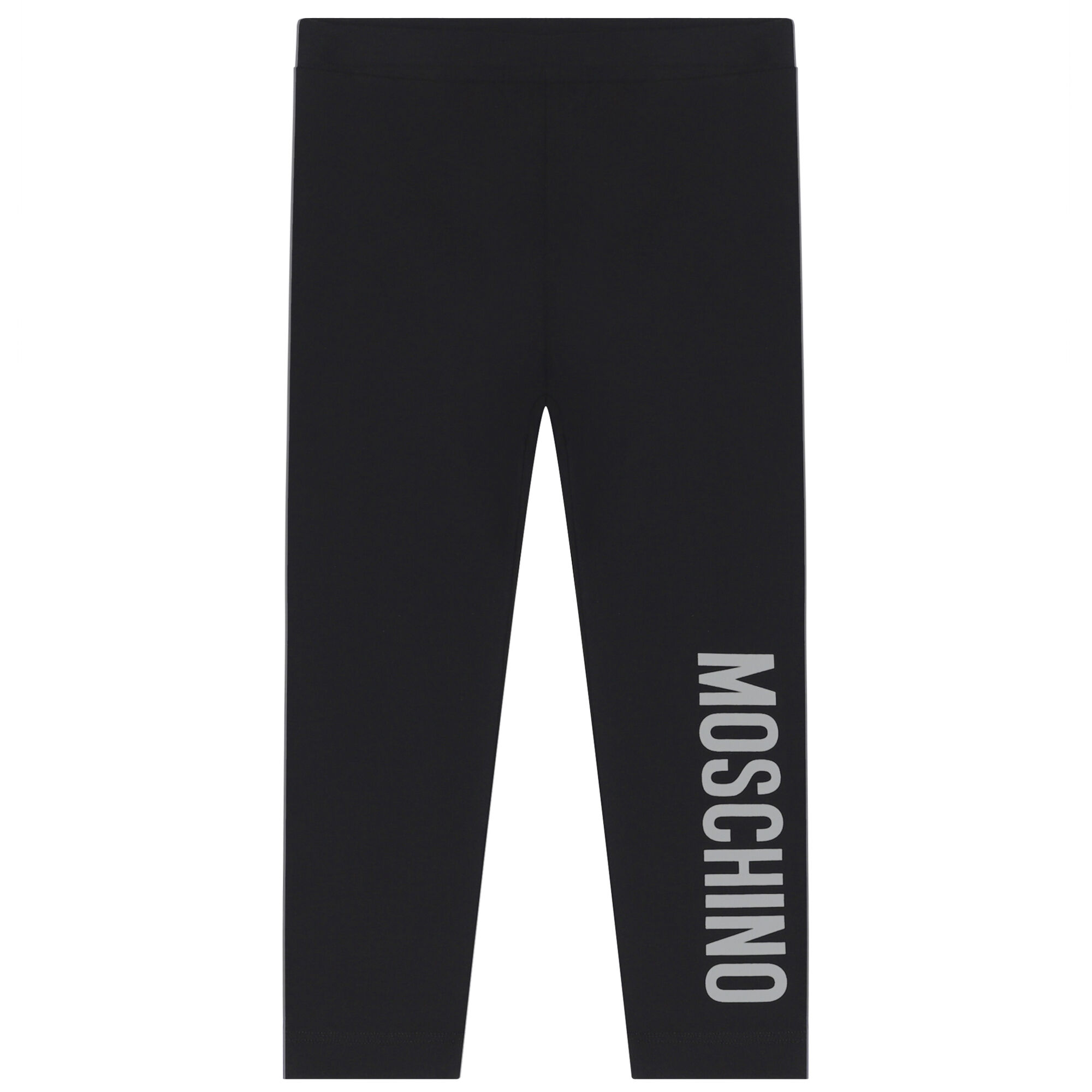 Moschino Younger Girls Black Logo Leggings Junior Couture Oman