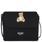 Black Teddy Bear Baby Changing Bag ( 48cm ), 1, hi-res