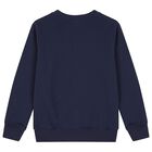 Navy Blue Teddy Bear Logo Sweatshirt, 1, hi-res