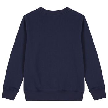 Navy Blue Teddy Bear Logo Sweatshirt