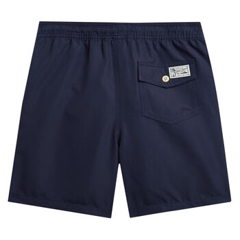 Boys Navy Bear Swim Shorts