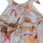 Girls Blue Floral Dress, 1, hi-res