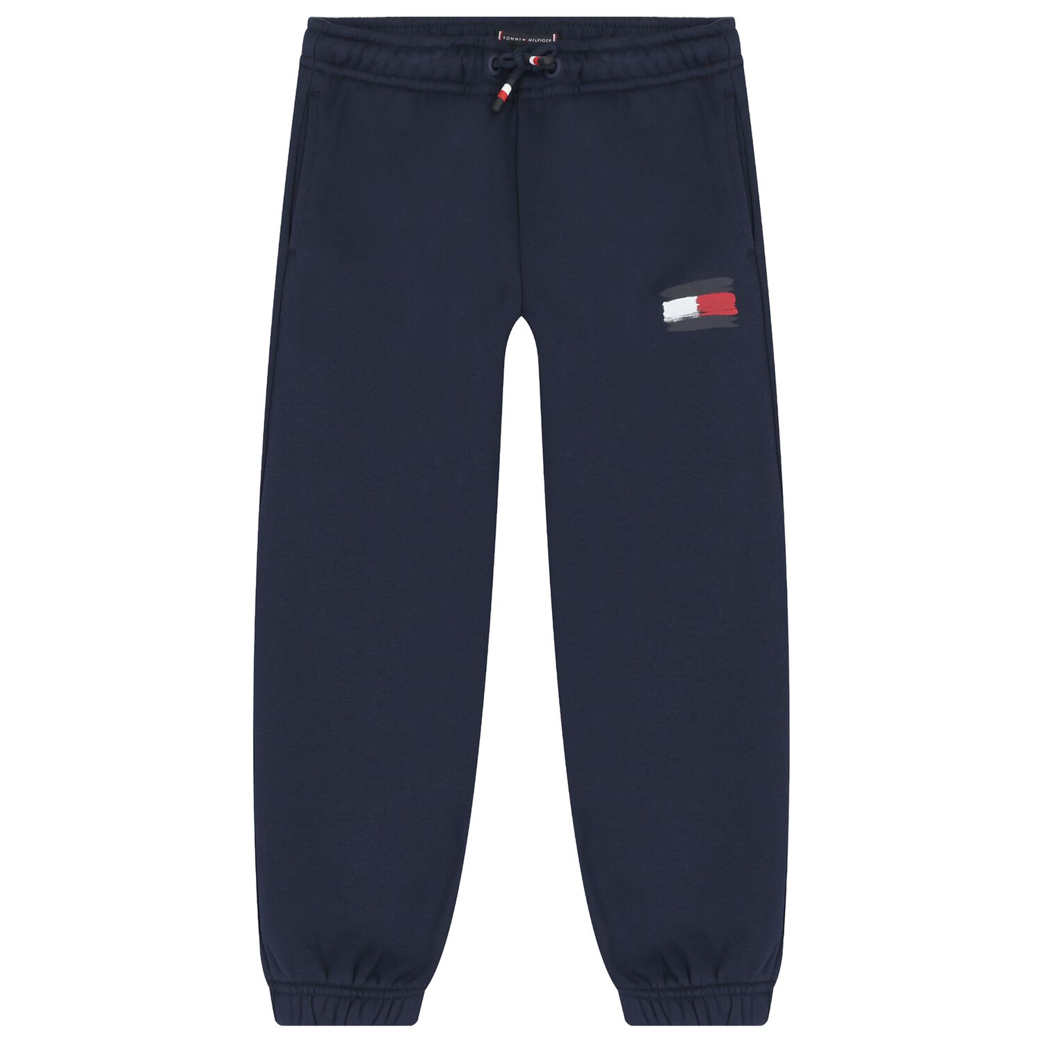 Boys Navy Blue Logo Joggers, 1, hi-res