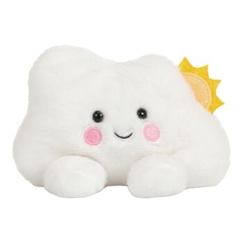 Girls Palm Pals White Summer Cloud Soft Toy (13CM)