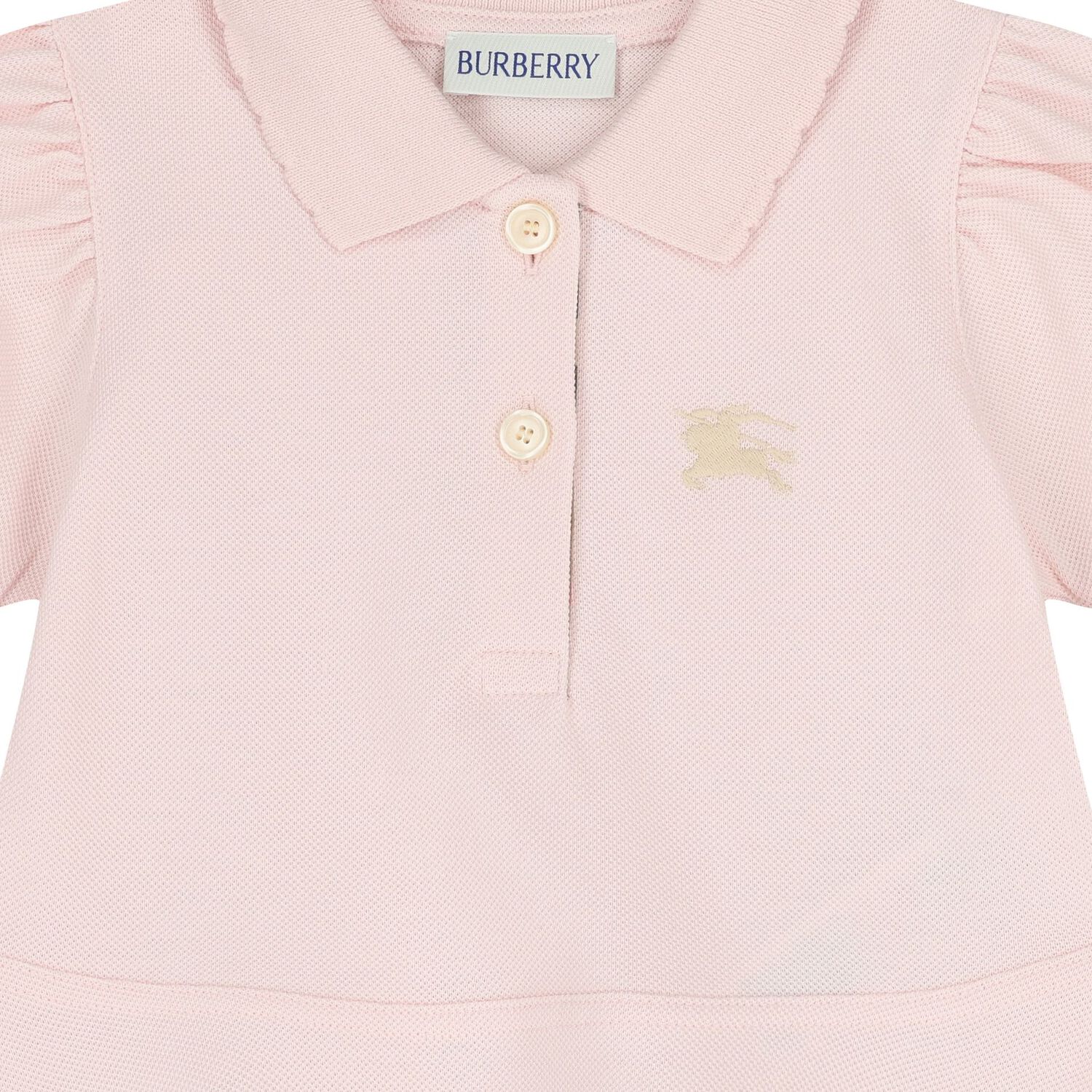 Younger Girls Pink Logo Dress, 1, hi-res