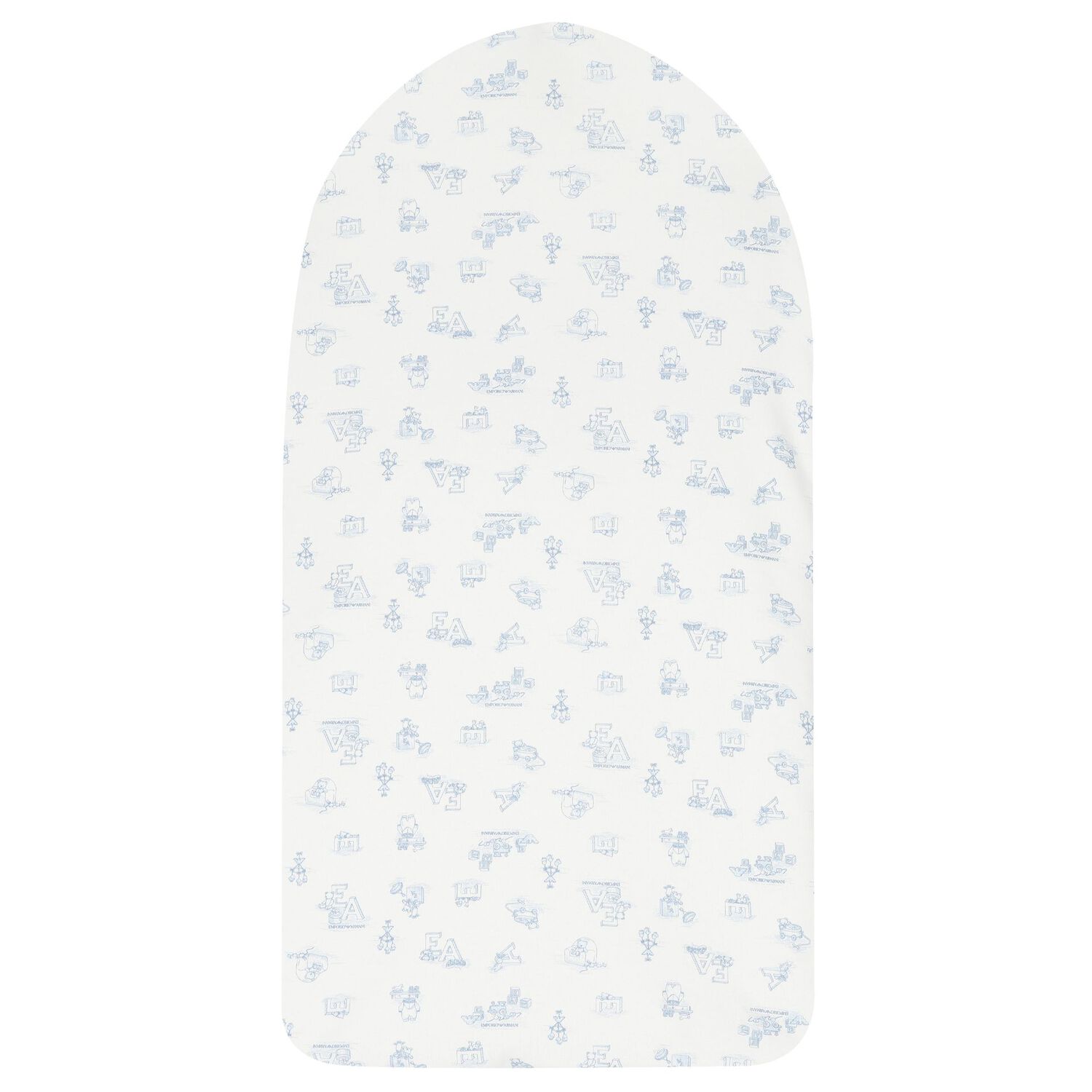 Baby Boys Ivory & Blue Logo Nest, 2, hi-res