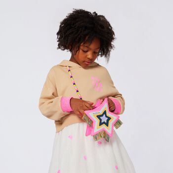 Girls Pink Star Bag