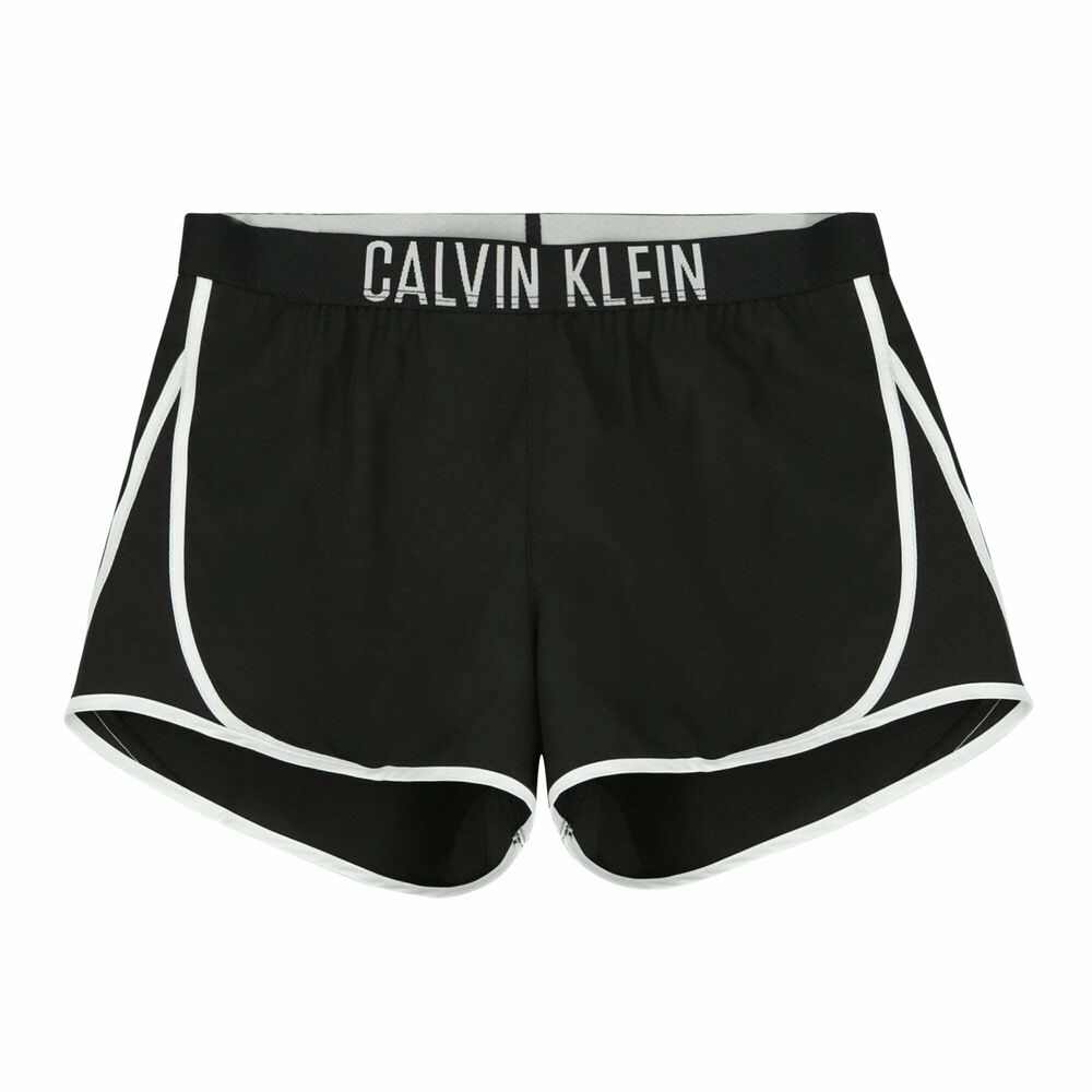 Calvin Klein Girls Black Logo Shorts | Junior Couture