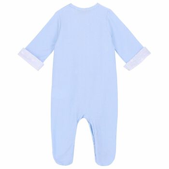 Baby Boys Blue Babygrow