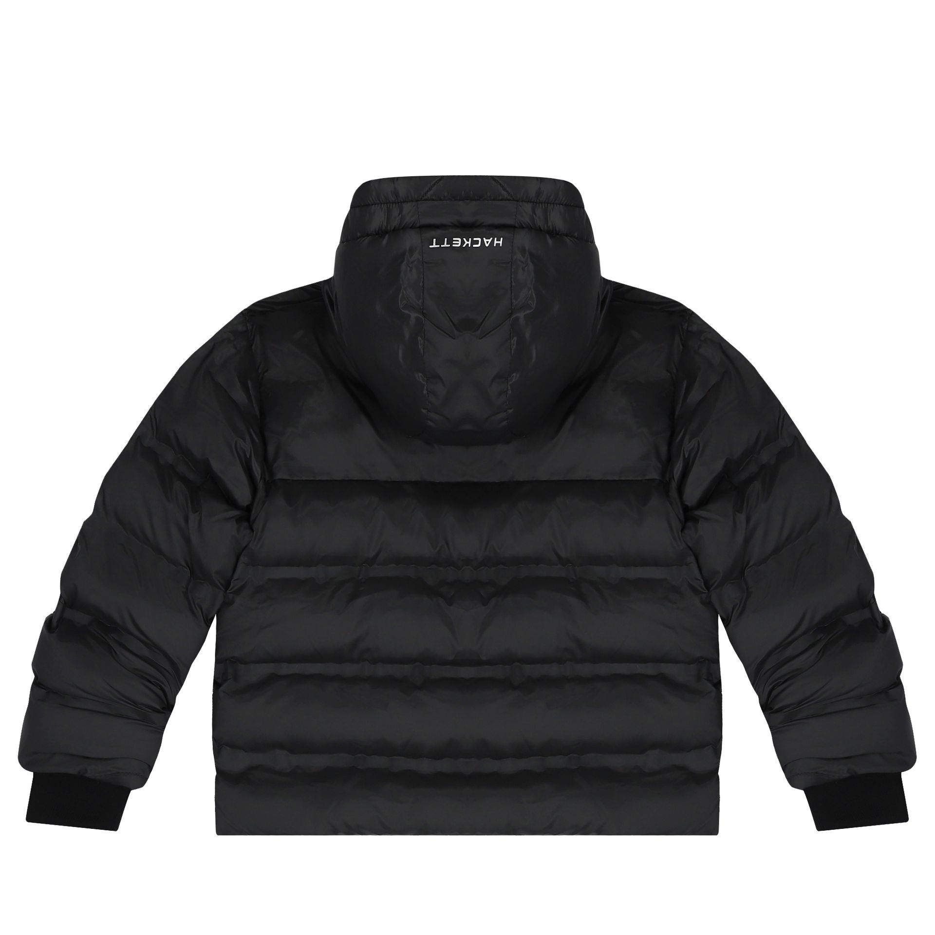 Hackett London Boys Black Aston Martin Logo Puffer Jacket | Junior