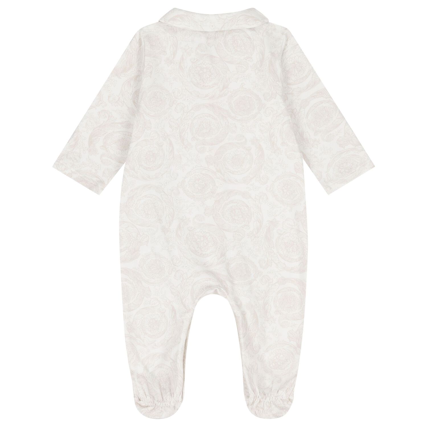 Ivory & Beige Barocco Babygrow Gift Set, 1, hi-res