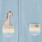 Baby Boys Blue & Beige Babygrows ( 2-Pack ), 2, hi-res