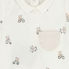 Baby Boys White Rompers ( 2-Pack ), 1, hi-res