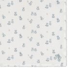 Baby Boys Ivory & Blue Teddy Bear Blanket, 1, hi-res