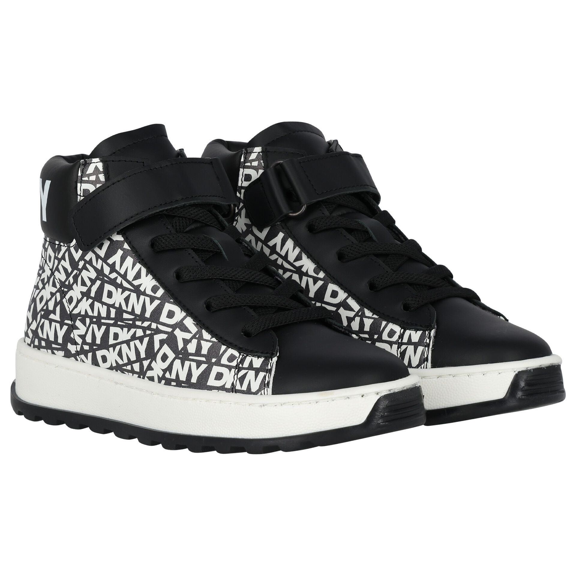 Dkny black and white trainers store