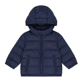 Baby Boys Naby Blue Logo Puffer Jacket