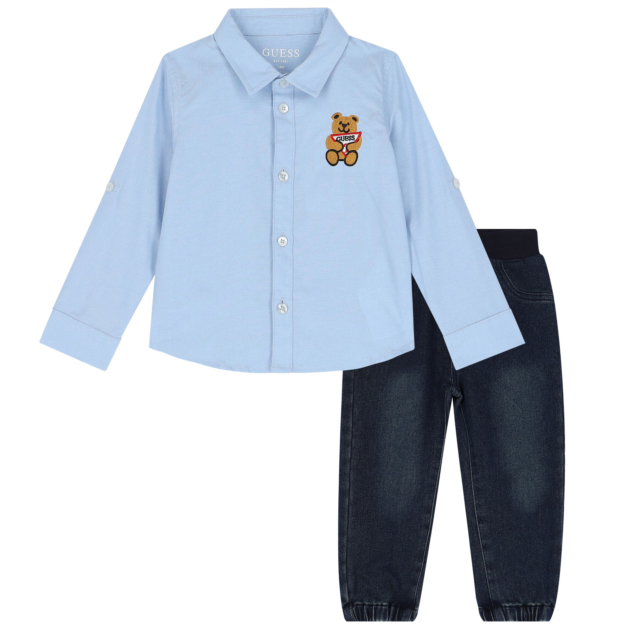 Baby boy blue trousers 2025