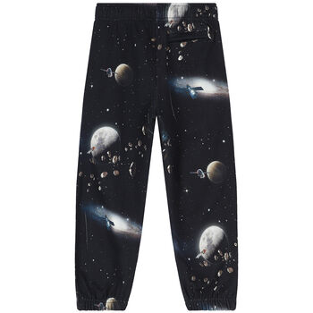 Boys Black Space Joggers
