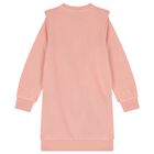 Girls Pink Logo Dress, 1, hi-res