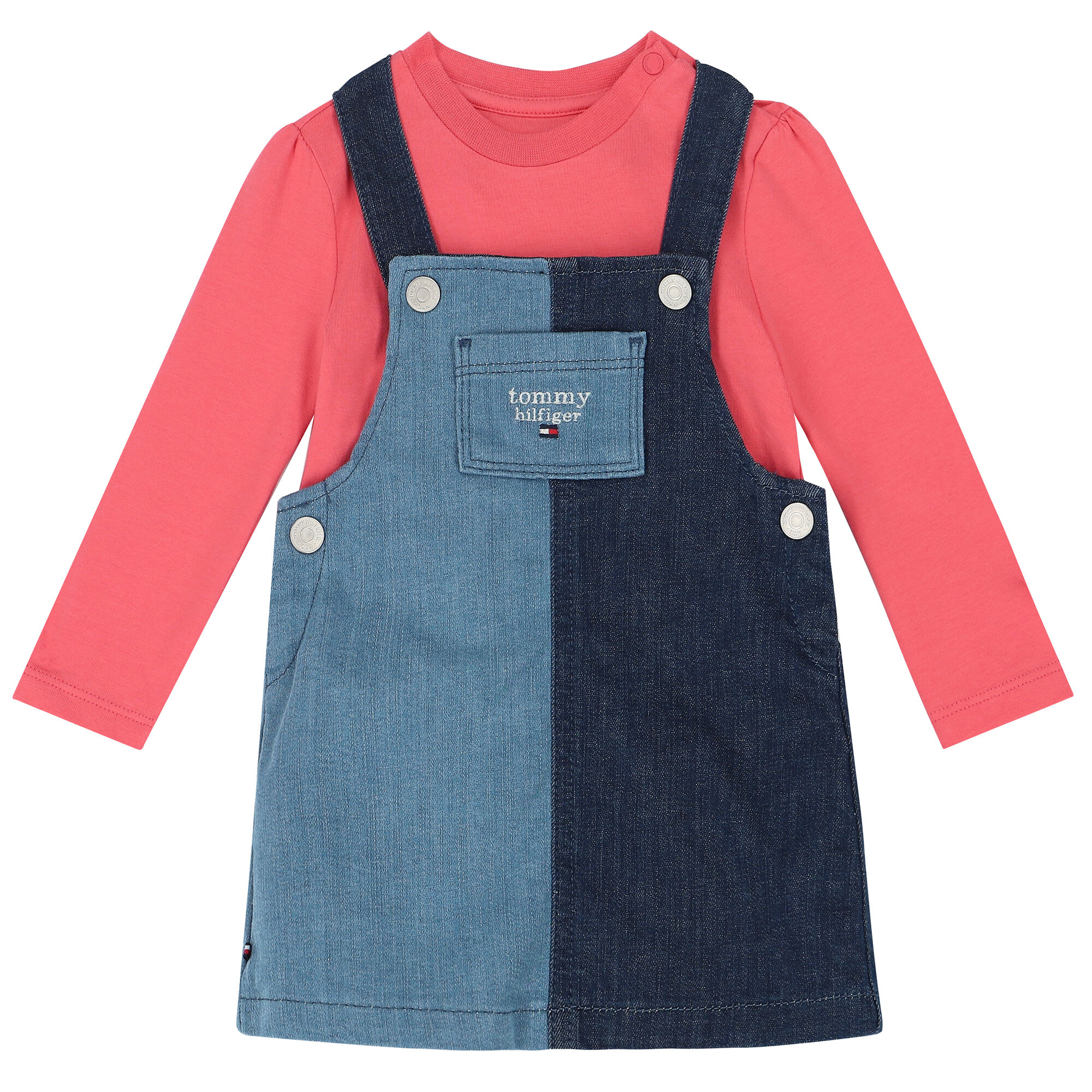 Baby girl denim dungaree dress new arrivals