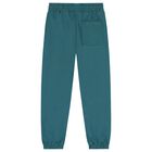 Boys Green & Navy Blue Tracksuit Set ( 3 Piece ), 1, hi-res