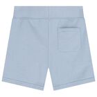 Boys Blue Logo Shorts, 1, hi-res