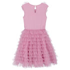 Girls Purple Sequin Tulle Dress, 1, hi-res